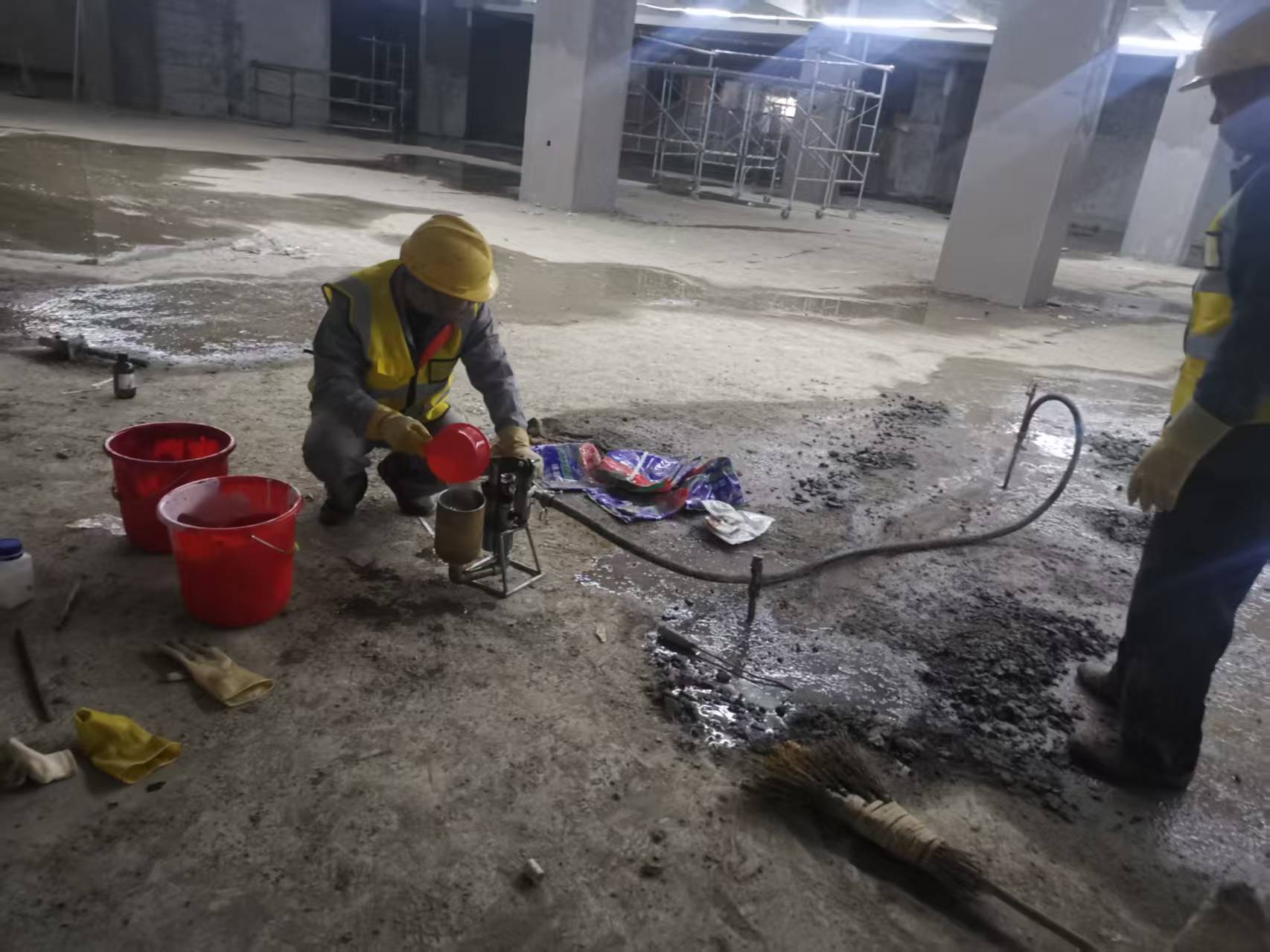 地下室堵漏注浆施工方案